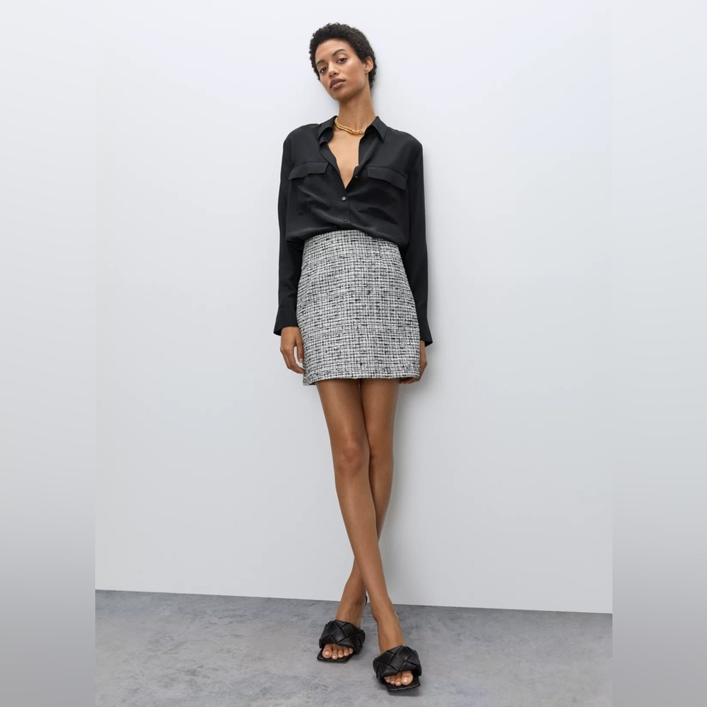 Babaton Little Tweed Skirt - Size 4 - NWOT